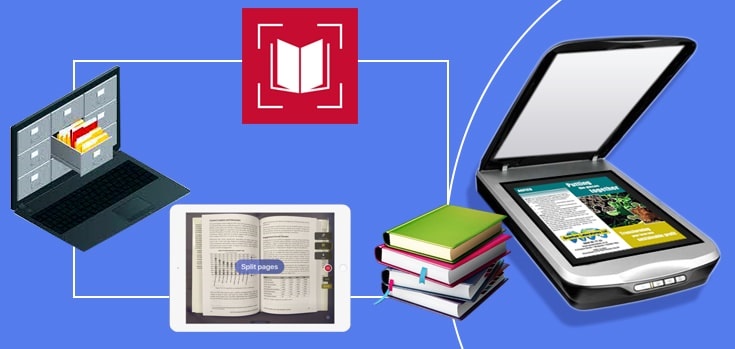 convert a book to pdf with book scanning service